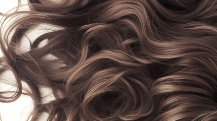 Naklejka premium a close up of a woman's hair 