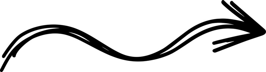 Bold Marker Arrow Illustration