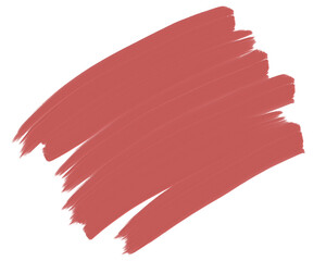 Brushstroke, Grunge brushes, oilpiant style stroke, Strokes of red , color_red indian isolated on transparent background