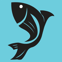 Flounder Fish Logo Vector Artwork 
