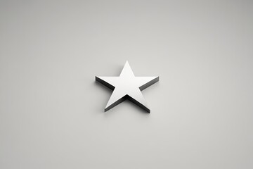 a white star on a gray background                              