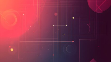 Muted gradient background with tech elements creating subtle visual interest