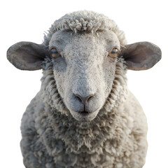 Close-up Portrait of a Sheep