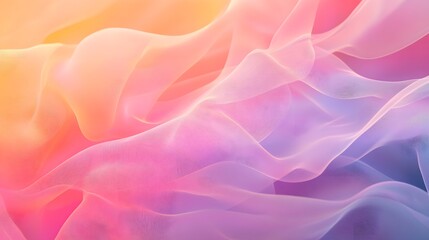 Obraz premium Soft gradient backdrop with faint tech elements creating a serene atmosphere
