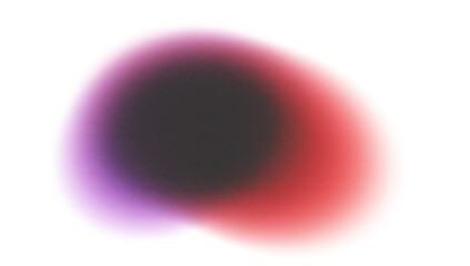 Abstract grainy gradient texture cutout on transparent background. Grungy noisy grainy retro gradient texture backdrop design overlay effect. Png file.