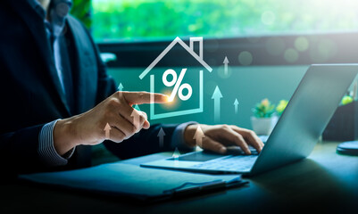 Real estate business concept, Profitable real estate investment strategies Residential property...