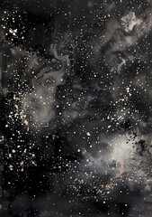The galaxy with stars
