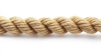 Fototapeta premium Ship rope isolated on white background