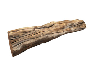 Natural wood log with unique texture, ideal for rustic decor, crafting, or landscaping projects.