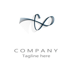 vector.c letter logo design ,company logo