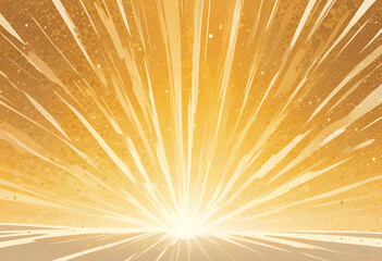 Obraz premium abstract golden background with sunburst