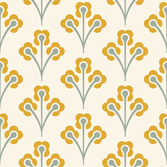 Fabric Prints' Beauty. Seamless Patterns with Mosaic Ornaments