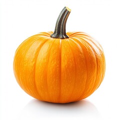 Obraz premium Ripe pumpkin isolated on a white background