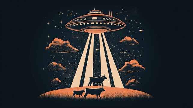 UFO : Cow Abduction