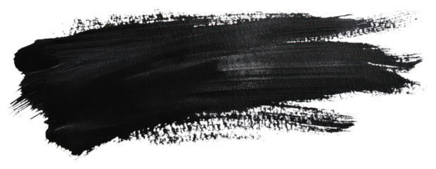 PNG  Abstract black brush stroke art