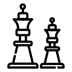 chess Line Icon