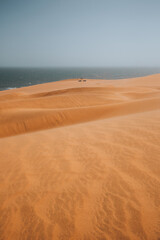 sand dunes in the desert