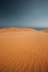 sand dunes in the desert