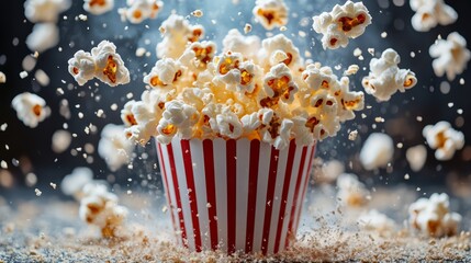 popcorn in a box