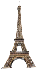Fotobehang PNG Eiffel tower architecture building landmark. © Rawpixel.com