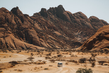 landscape in the desert