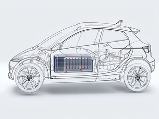 Fototapeta premium car vector