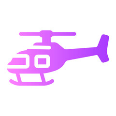 helicopter Gradient icon