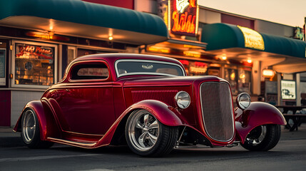 amazing red car