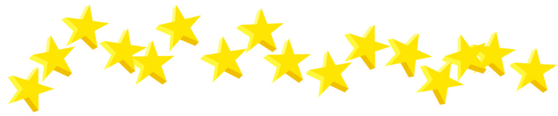 Obraz premium seamless star pattern, yellow stars on white background, vector illustration