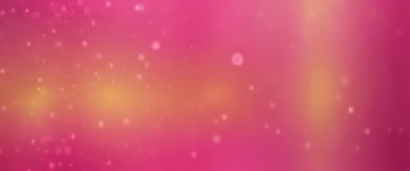 a gradient background transitioning from a deep pink at the top to a warm orange at the bottom, with small white dots scattered throughout, creating a sense of movement and depth.