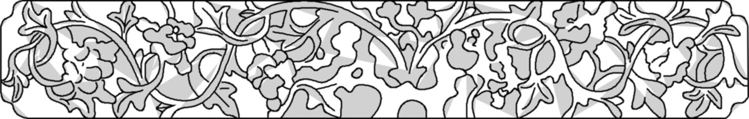 Sketch vector illustration silhouette design icon logo symbol ornament engraving vintage classic ethnic traditional floral animal modern china