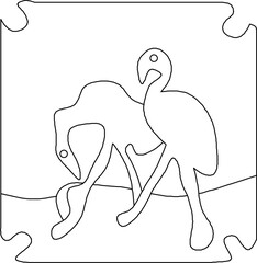 Sketch vector illustration silhouette design icon logo symbol ornament engraving vintage classic ethnic traditional floral animal modern china 