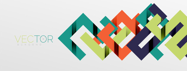 Color bend lines with shadow texture effect. Vector Illustration For Wallpaper, Banner, Background, Card, Book Illustration, landing page