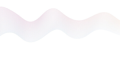 White paper Technology, data science, geometric border pattern. Isolated on white background. White abstract background with flowing particles. Flow wave with line landscape. Digital data structure .