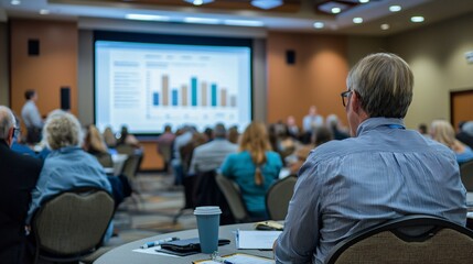 Fototapeta premium Health advocates convene to exchange data and strategies aimed at enhancing community safety and well-being.