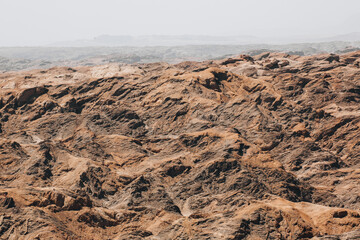 volcanic stone desert