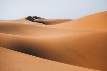 sand dunes in the desert