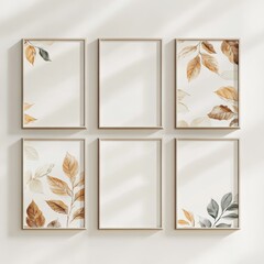 Autumn Leaves Gallery Wall.