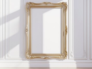 Ornate Gold Frame.