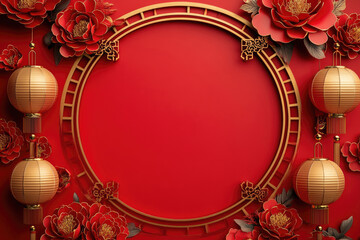 Chinese New Year Illustration Background