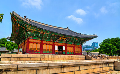 Junghwajeon Hall at Deoksugung Palace in Seoul, South Korea
