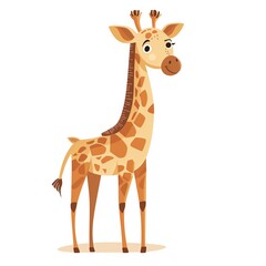 Naklejka premium Modern animal illustration with vibrant colors and creative expression