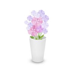 Cartoon planter flower illustration