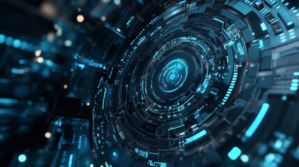 futuristic technology background 