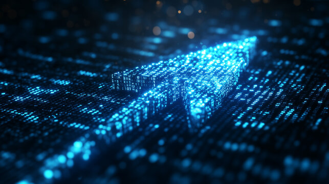 blue binary code