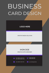 Simple Business Card Layout