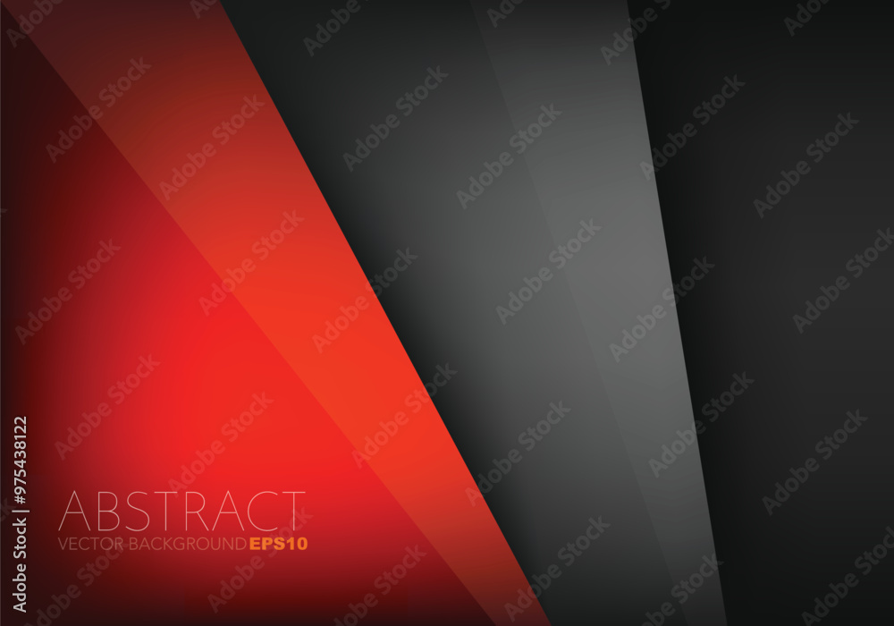 Poster graphic geometric triangle overlap vector layer background for text and message design