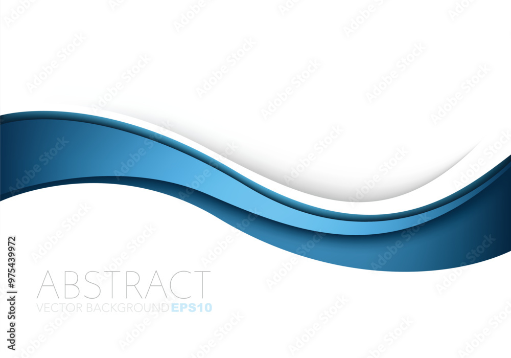 Poster graphic vector curve line overlap background for text and message design