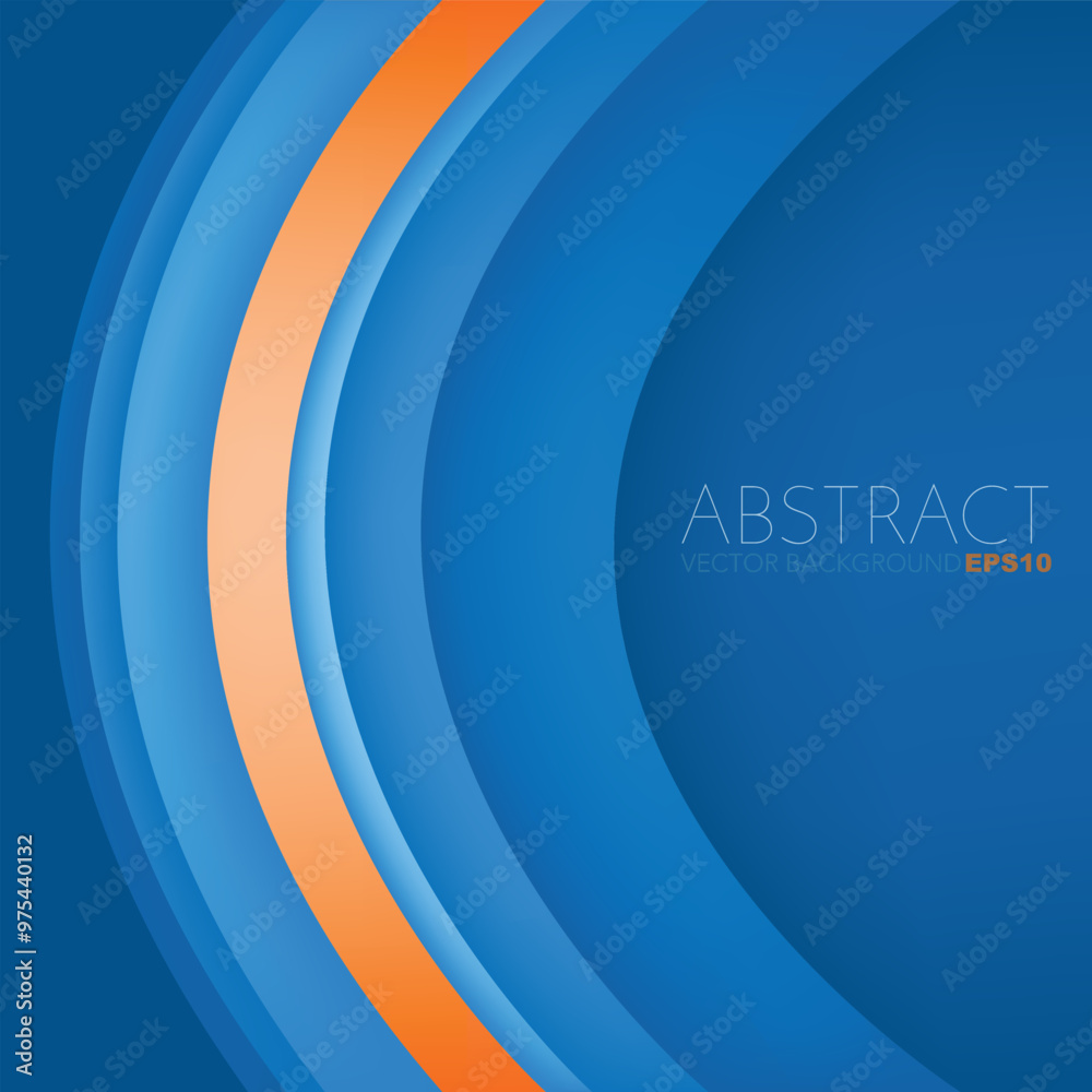 Poster graphic vector curve line overlap background for text and message design