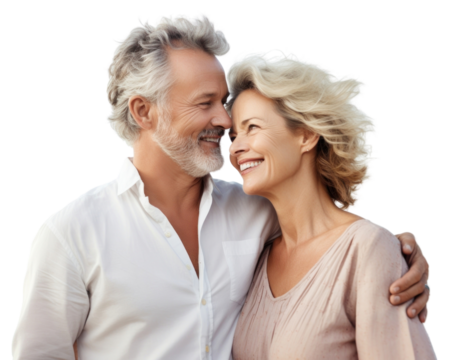 PNG Laughing adult affectionate togetherness.